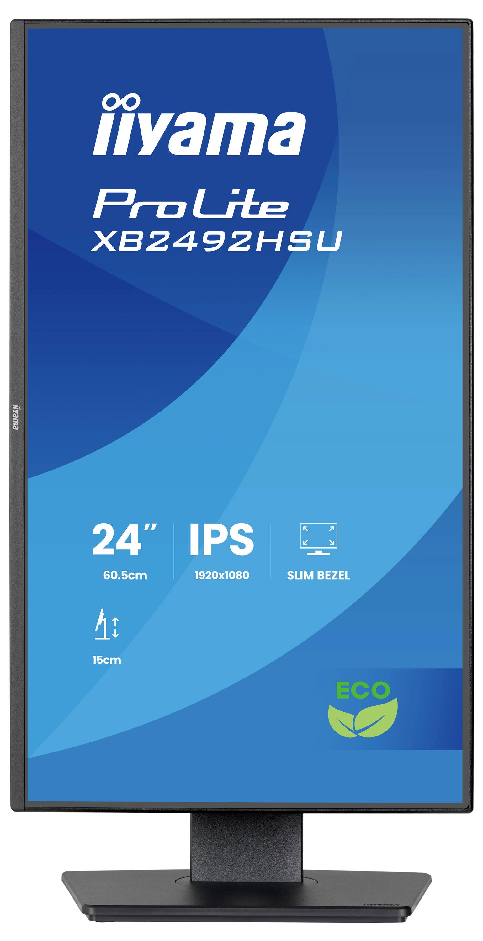 Iiyama ProLite LED-Monitor EEK B (A - G) 61cm (24 Zoll) 1920 x 1080 Pixel 16:9 3 ms IPS LED