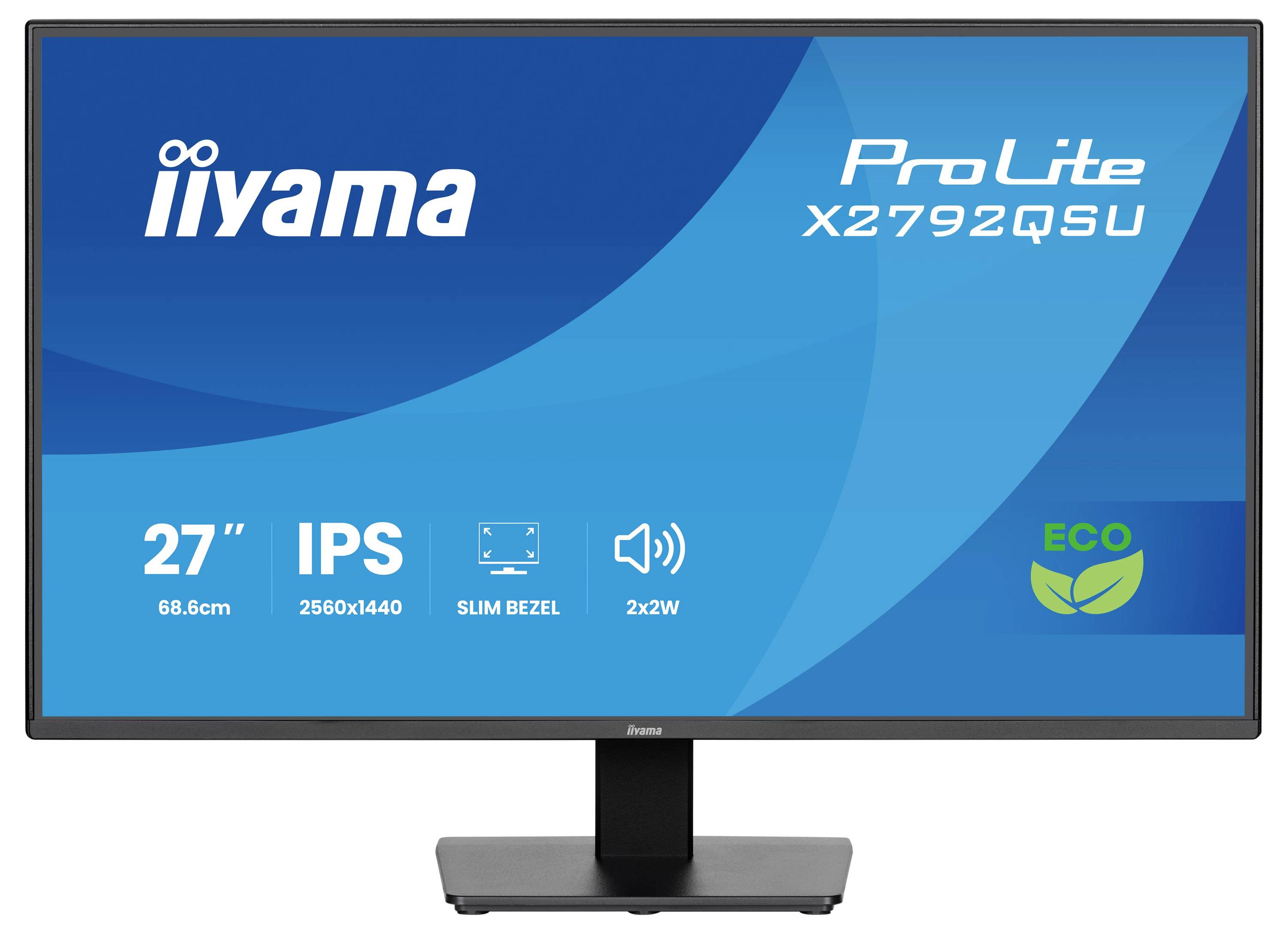 Iiyama ProLite LED-Monitor EEK B (A - G) 68.6cm (27 Zoll) 2560 x 1440 Pixel 16:9 3 ms IPS LED