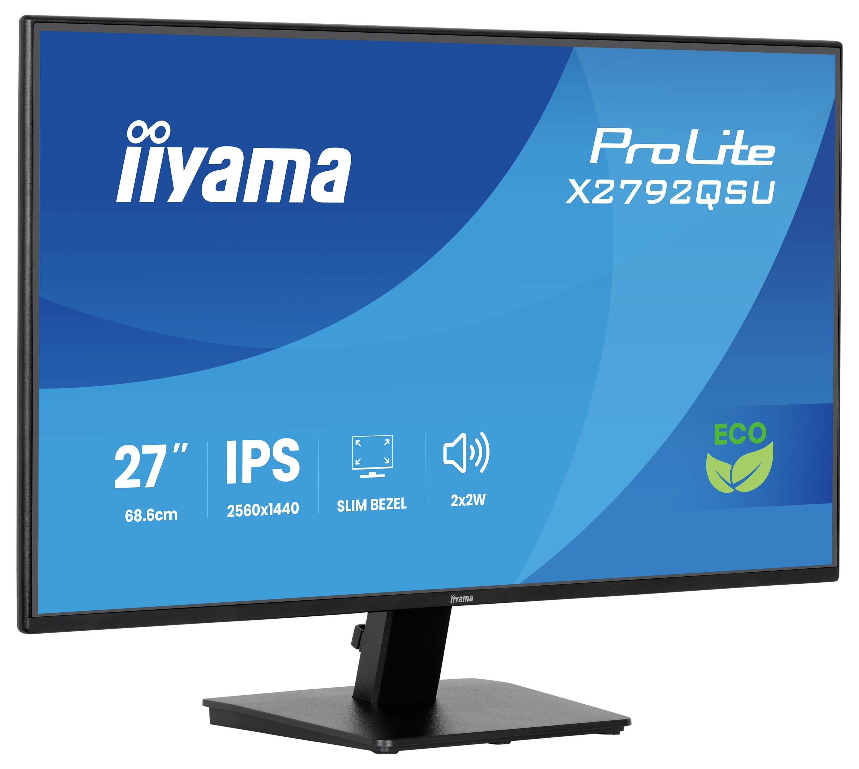 Ein Gaming-Monitor-Bildschirm mit angezeigten Spezifikationen: „144 Hz