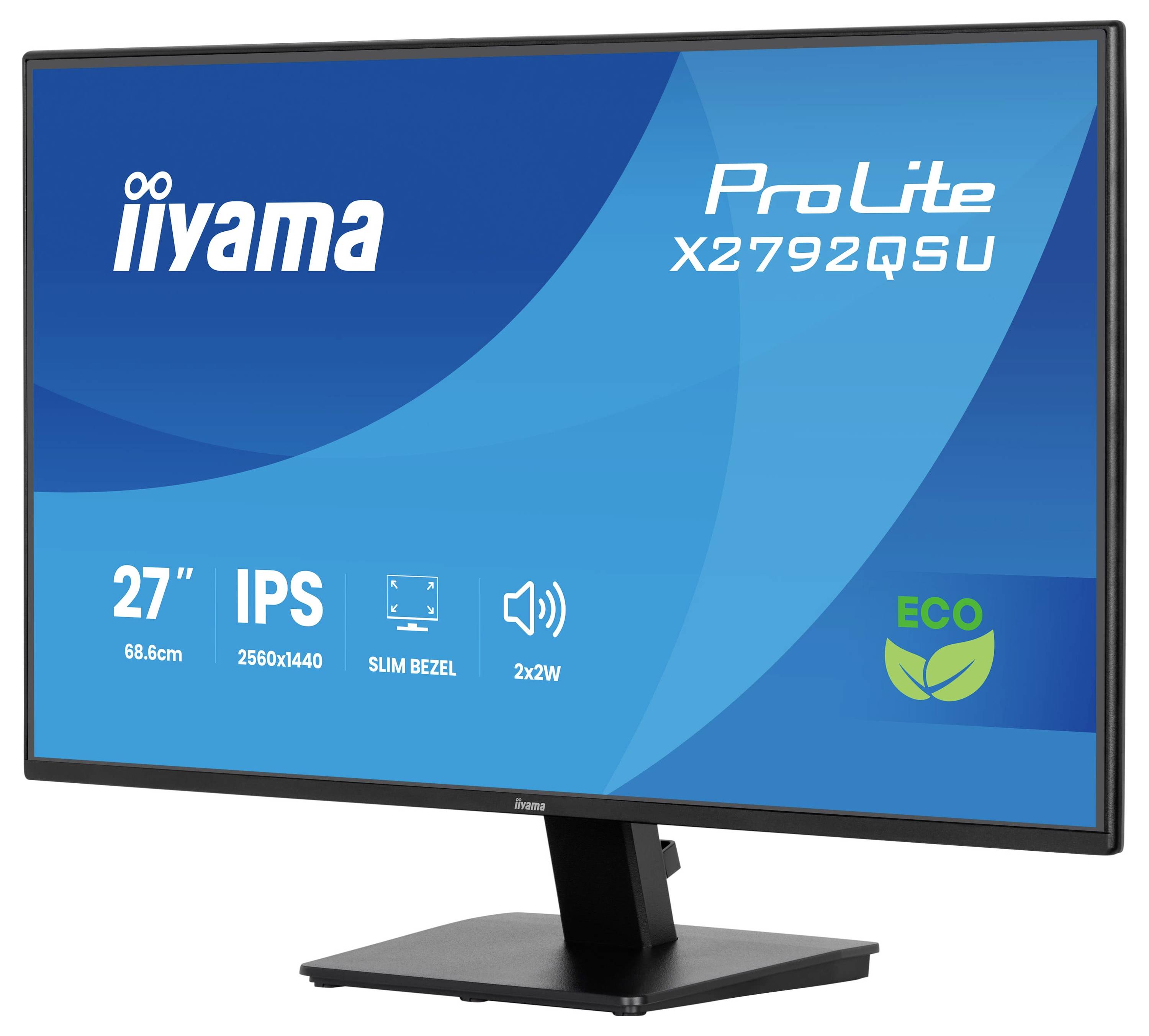 Monitoranzeige mit dem Titel „ProLite X2792QSU