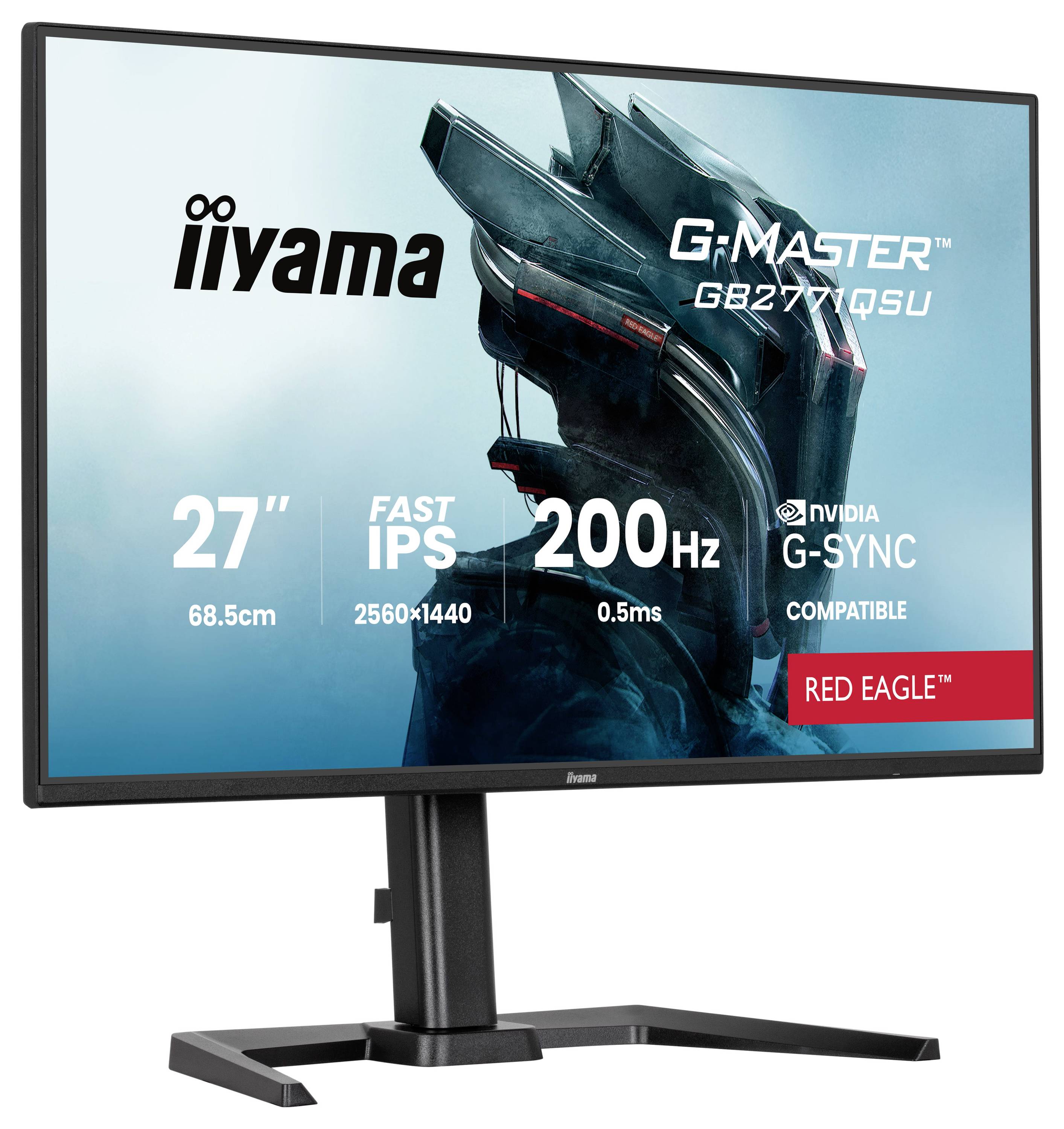 Iiyama G-MASTER Gaming Monitor EEK E (A - G) 68.6cm (27 Zoll) 2560 x 1440 Pixel 16:9 0.5 ms