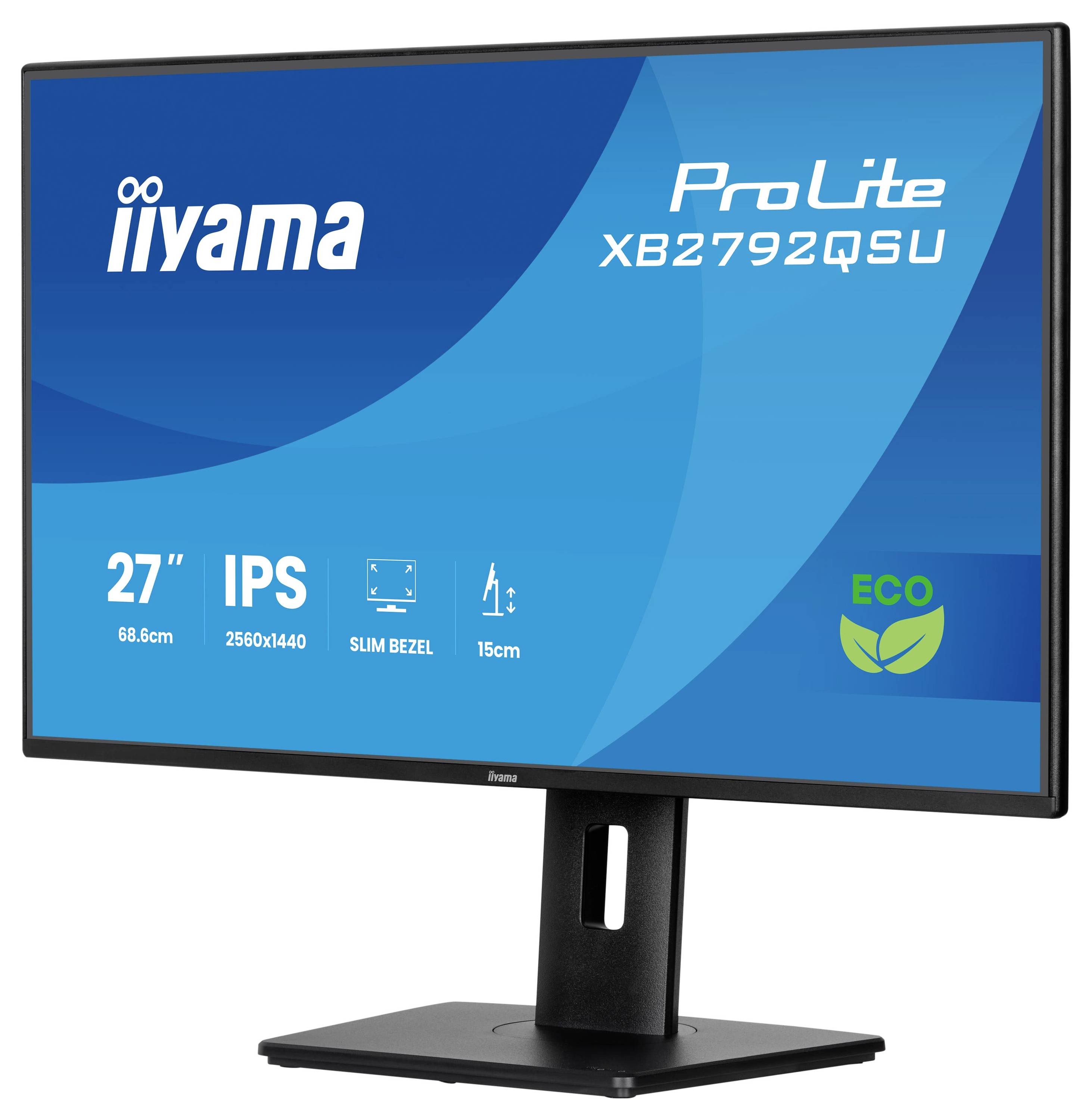 Ein Computermonitor zeigt den Text an: 'iiyama G-Master GB2471HS, 24