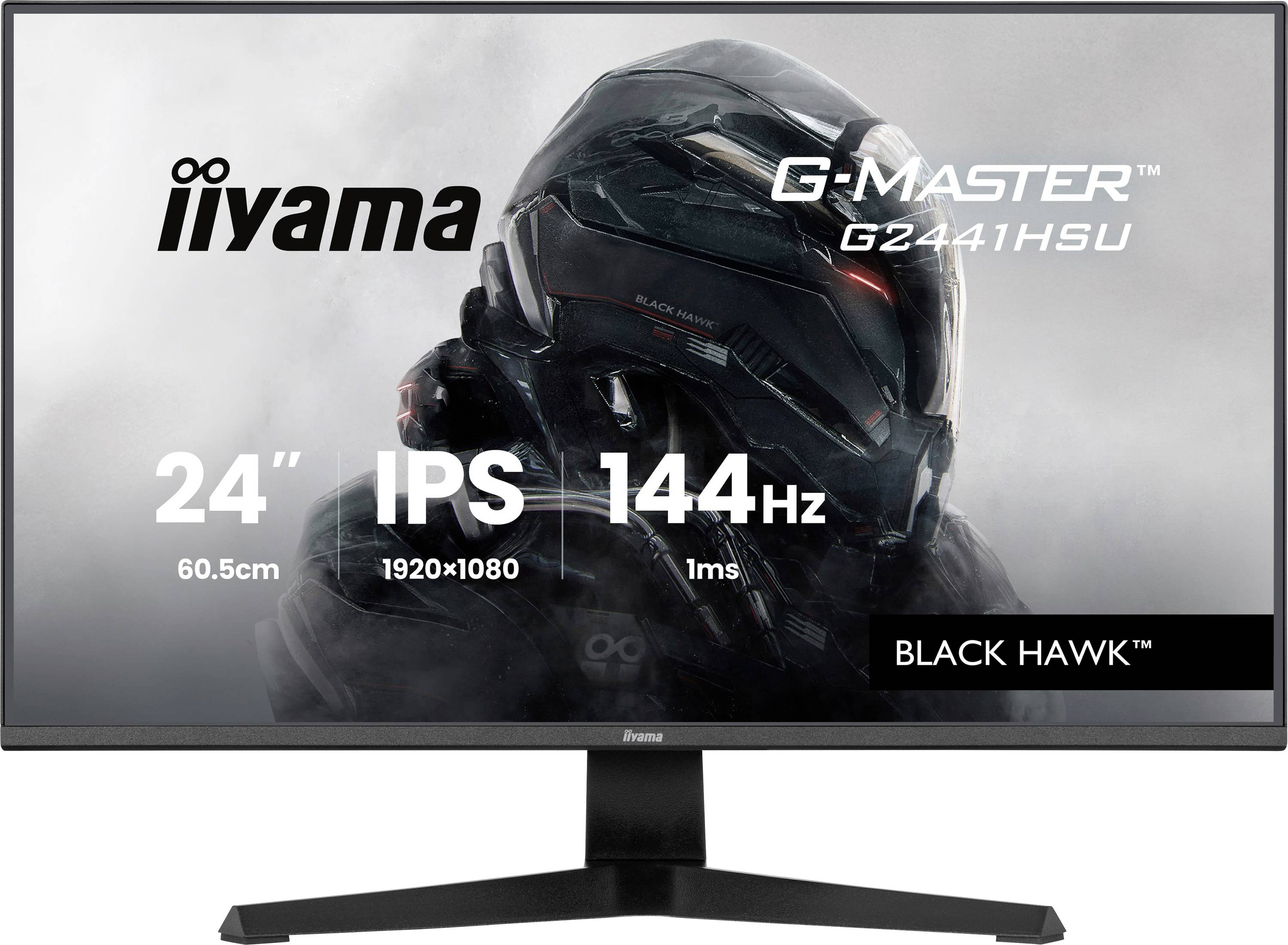 Iiyama G-Master G2441HSU Black Hawk Monitor mit 24