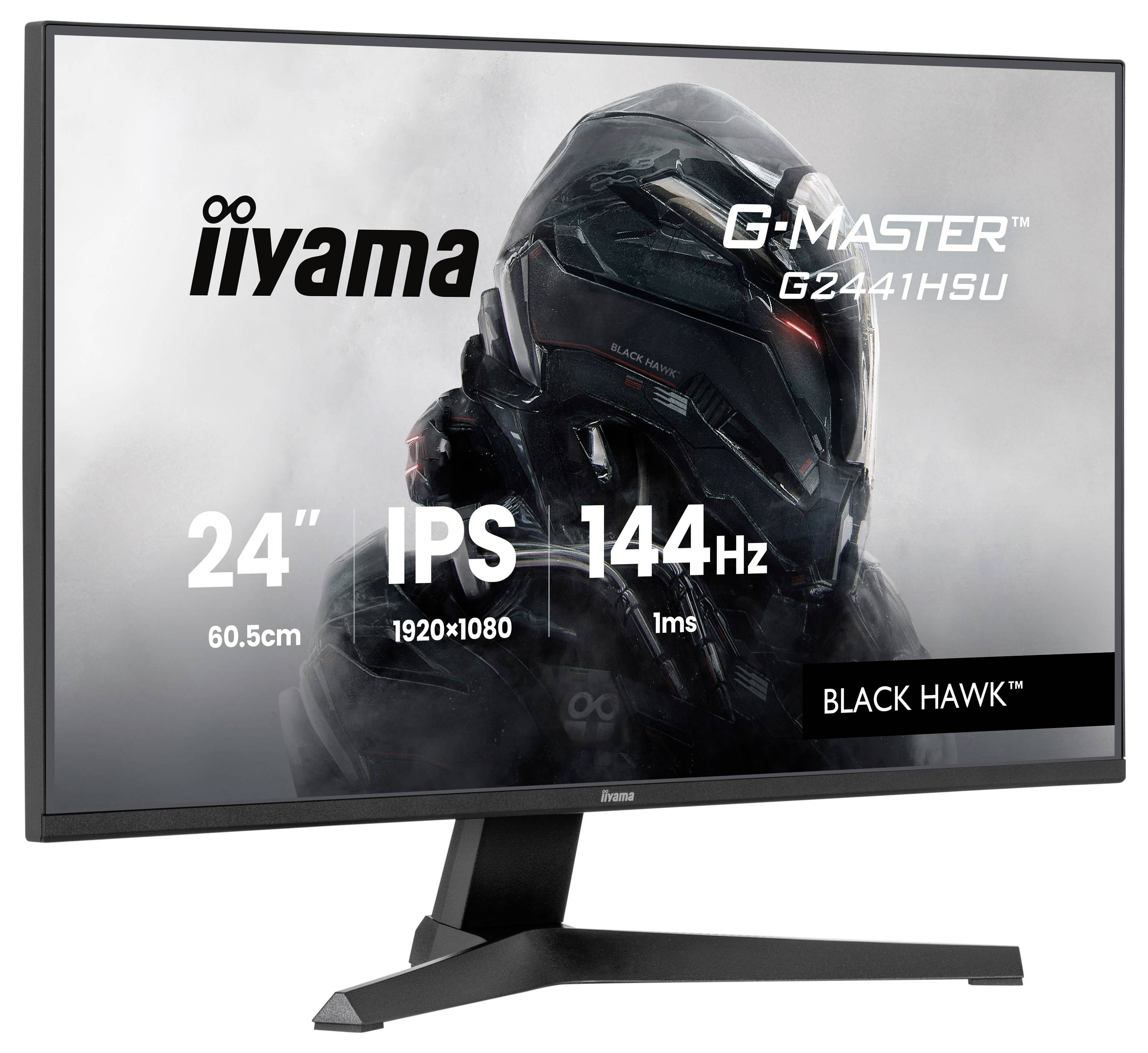 Iiyama G-MASTER GB27671QSU Computermonitor mit 27-Zoll-Bildschirm, IPS-Technologie, 2560x1440 Auflösung, 144Hz Bildwiederholfrequenz und NVIDIA G-SYNC Kompatibilität.