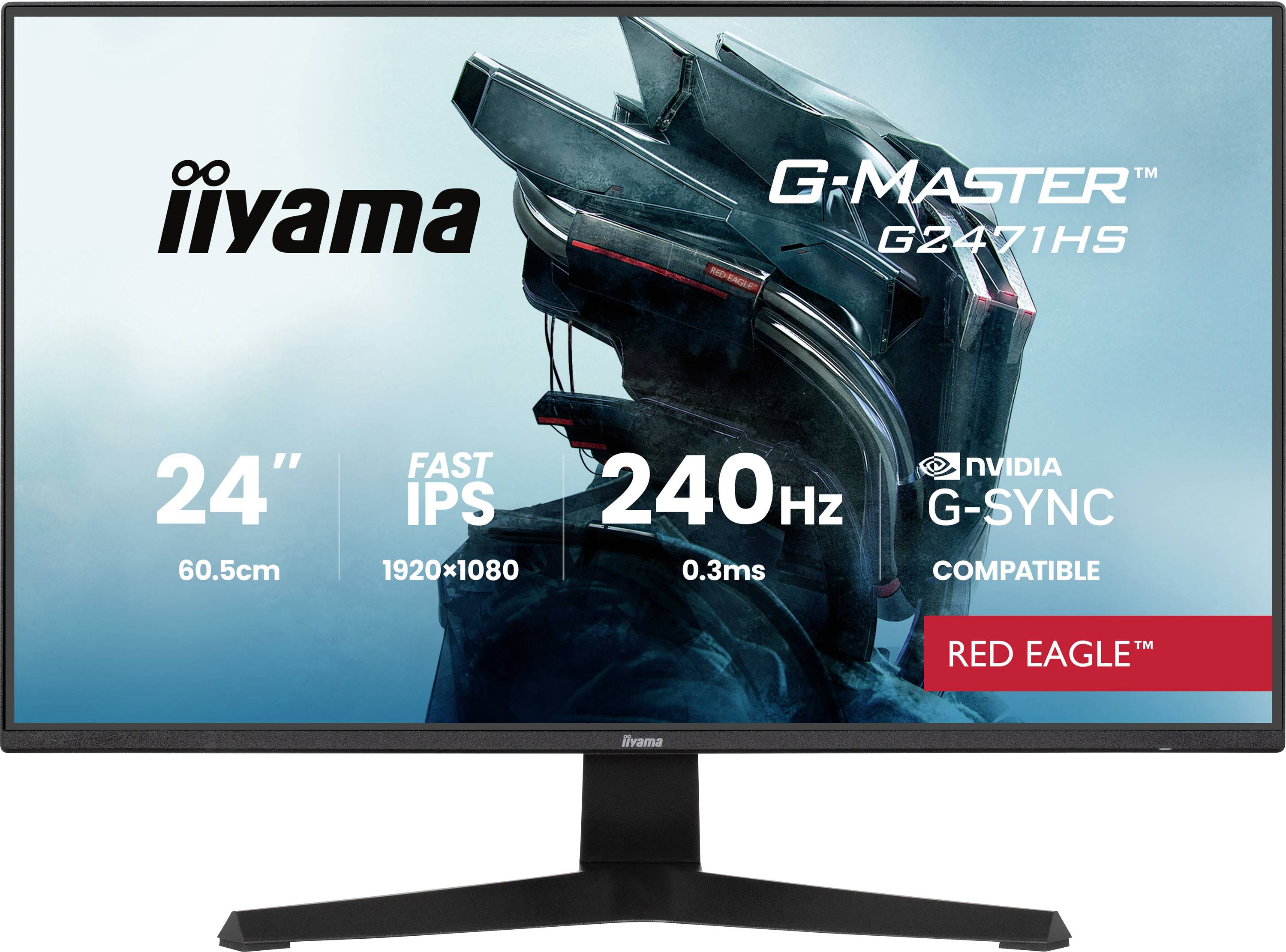 Monitor-Display mit der Bezeichnung „iiyama G-Master G2471HS