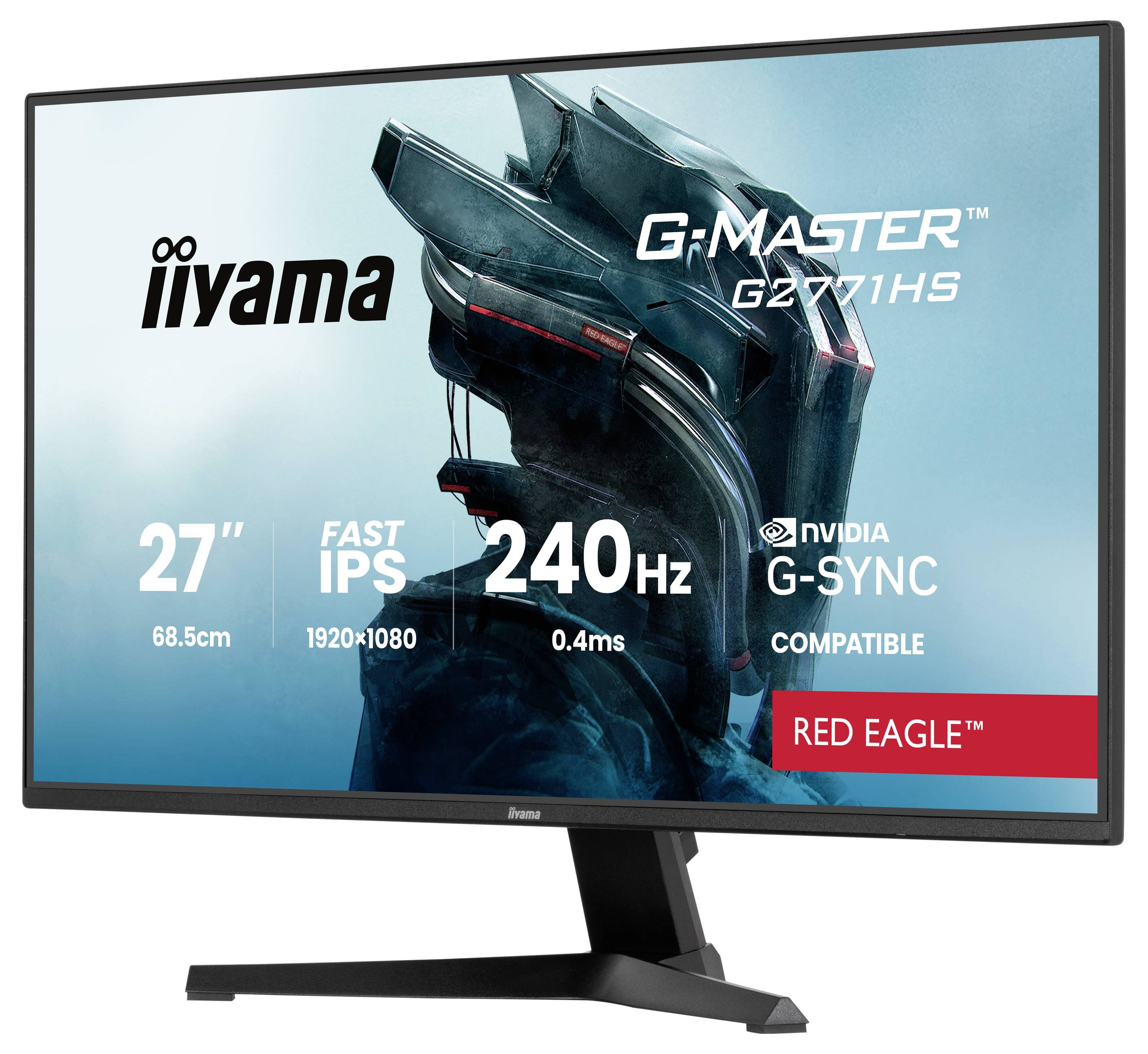 Iiyama G-MASTER Gaming Monitor EEK E (A - G) 68.6cm (27 Zoll) 1920 x 1080 Pixel 16:9 0.4 ms