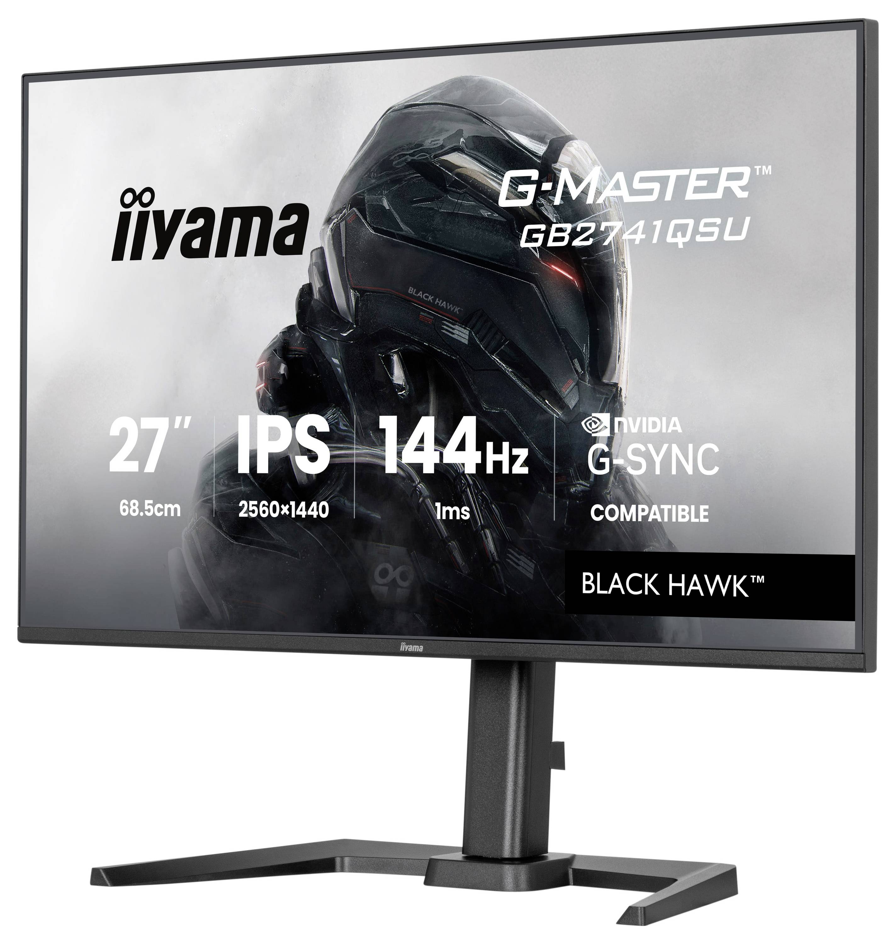 Iiyama G-MASTER Gaming Monitor EEK D (A - G) 68.6cm (27 Zoll) 2560 x 1440 Pixel 16:9 1 ms IPS LED
