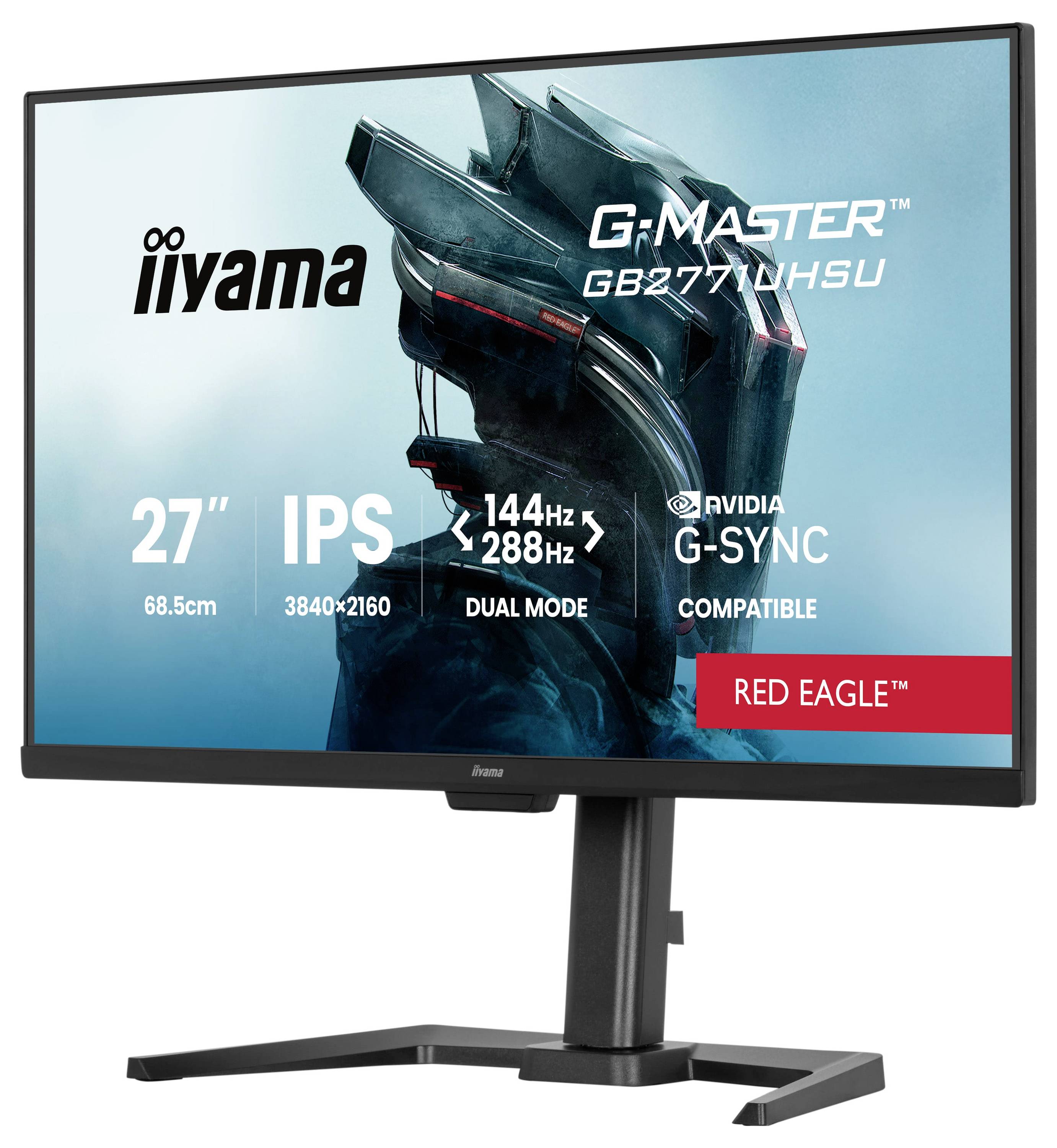 Iiyama G-MASTER Gaming Monitor EEK F (A - G) 68.6cm (27 Zoll) 3840 x 2160 Pixel 16:9 0.8 ms IPS LED
