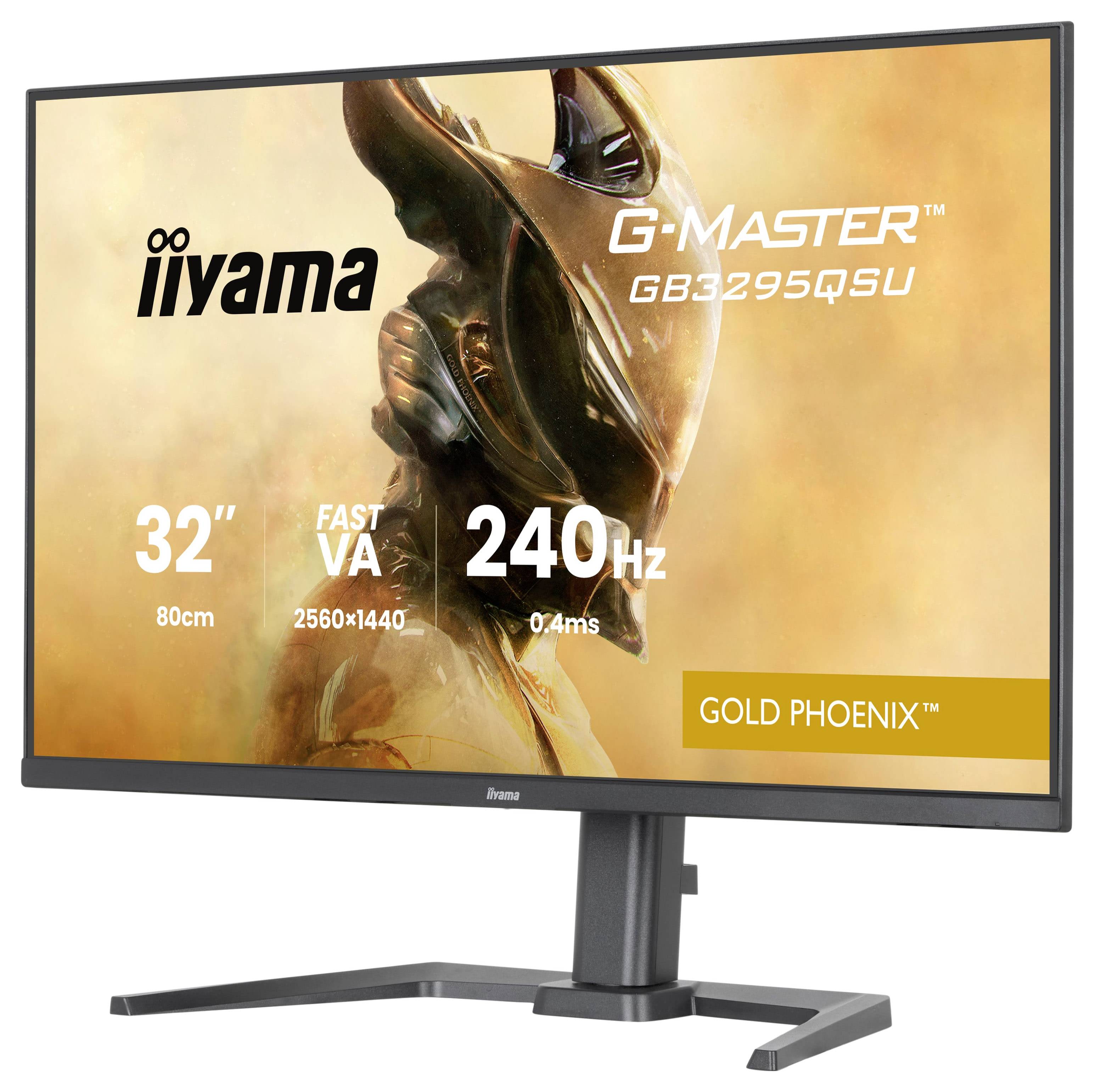 Iiyama G-MASTER Gaming Monitor EEK G (A - G) 80cm (31.5 Zoll) 2560 x 1440 Pixel 16:9 0.4 ms VA LED