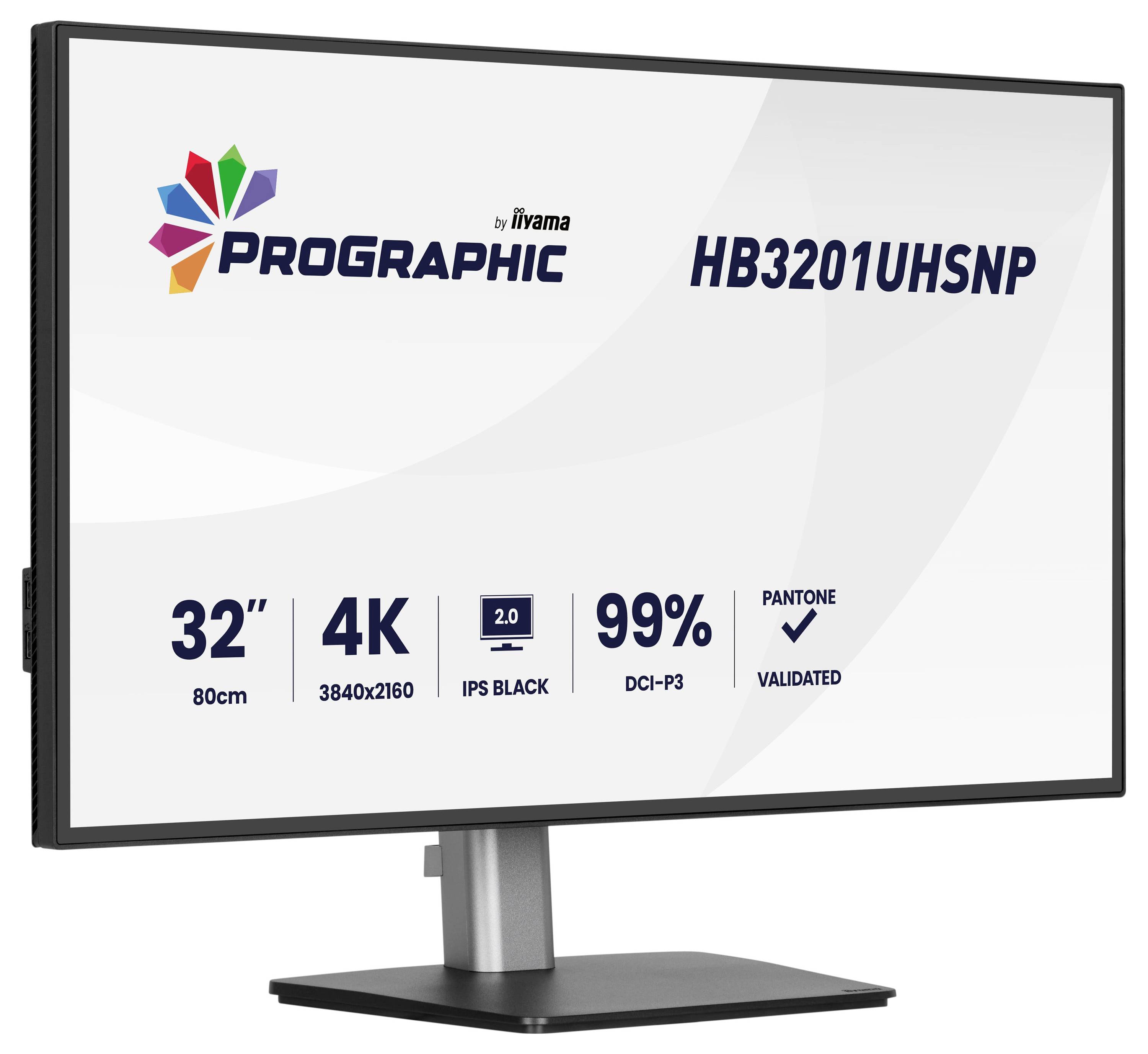 Iiyama ProGraphic LCD-Monitor EEK F (A - G) 80cm (31.5 Zoll) 3840 x 2160 Pixel 16:9 4 ms