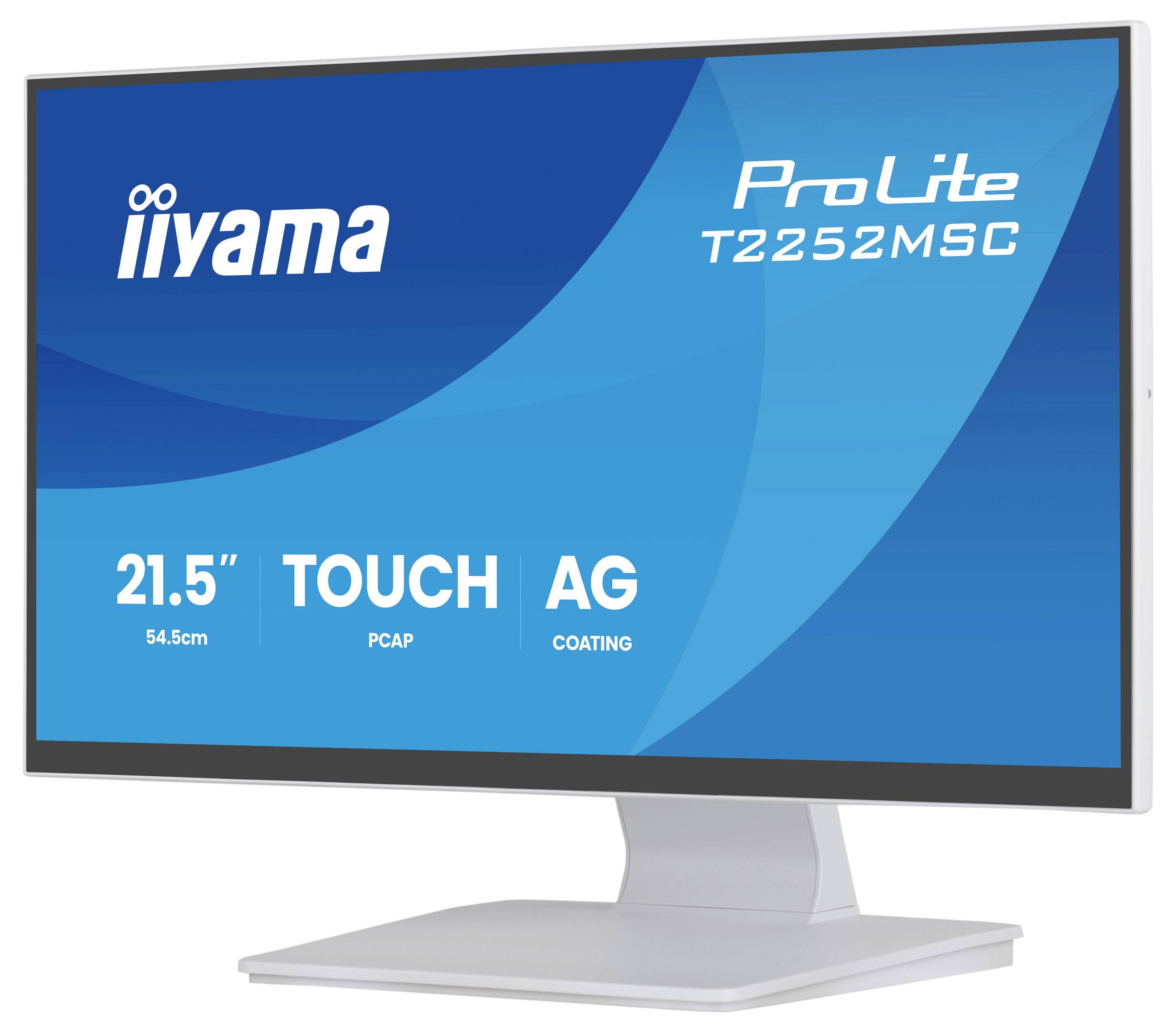 Ein Computermonitor zeigt ein futuristisches Helmdesign an, mit Text: 'iiyama G-Master GB2770UHSU, 27