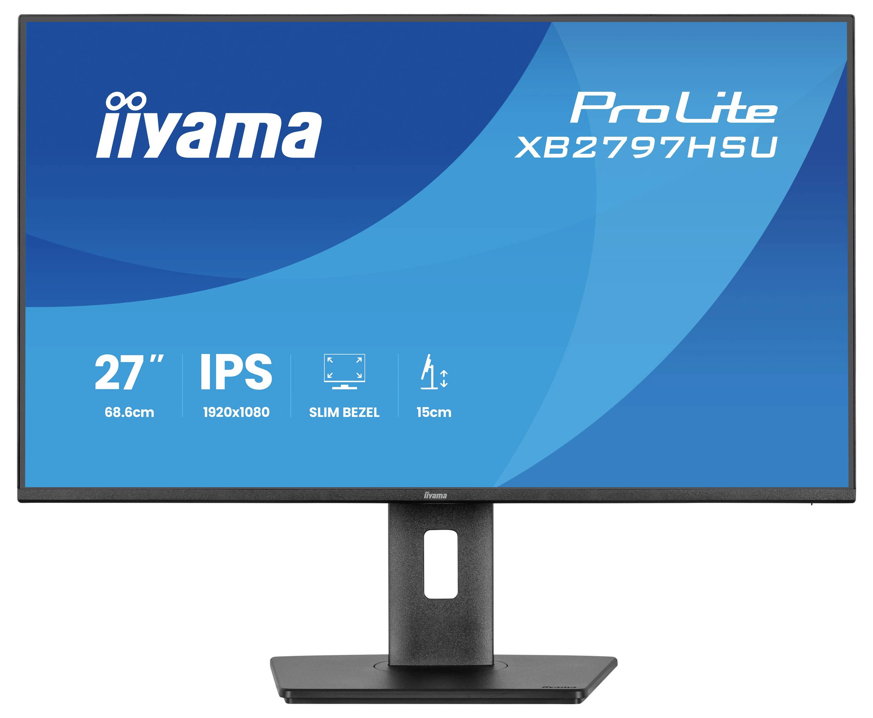 Iiyama ProLite LED-Monitor EEK C (A - G) 68.6cm (27 Zoll) 1920 x 1080 Pixel 16:9 4 ms IPS LED