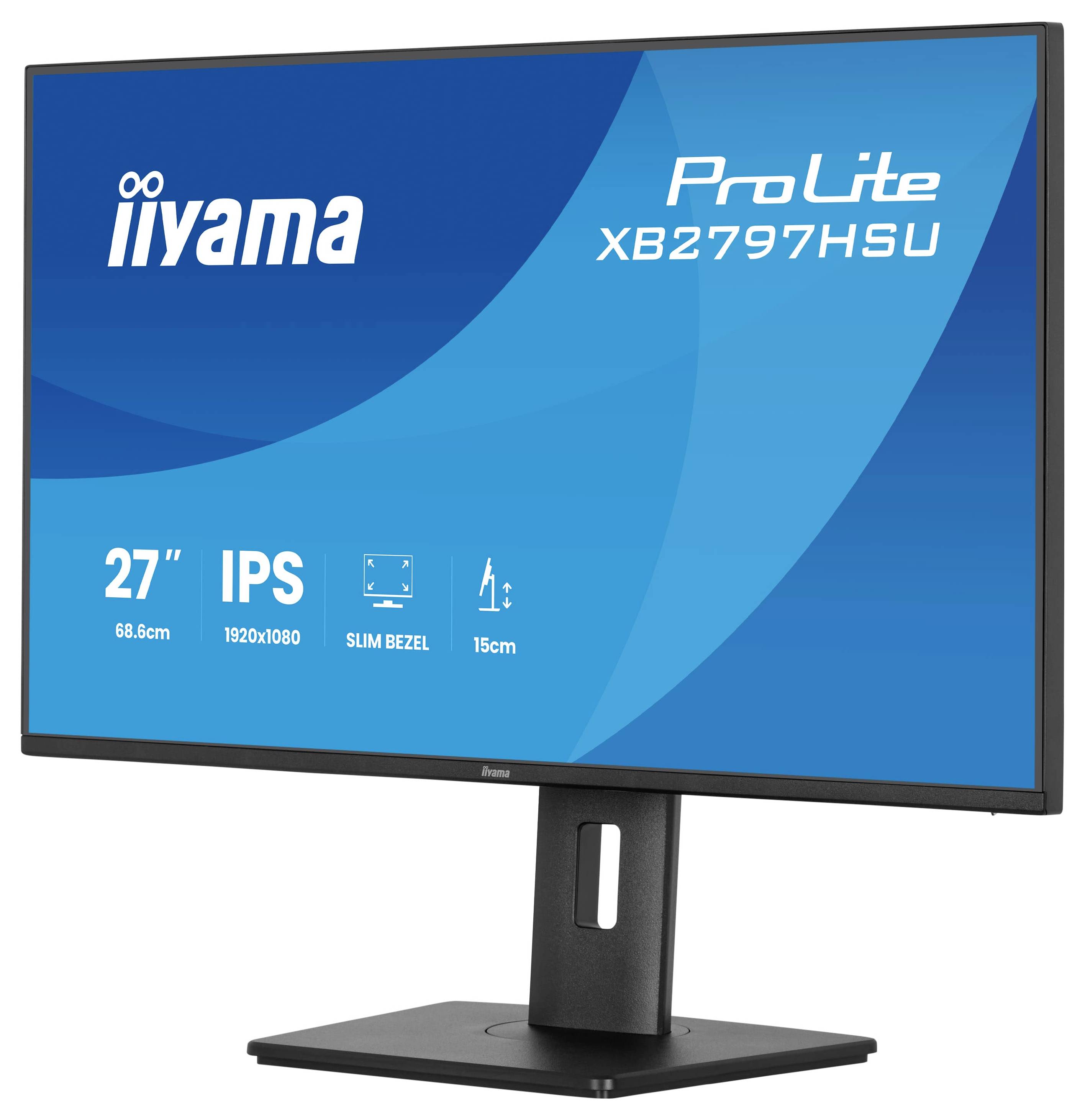 Iiyama ProLite LED-Monitor EEK C (A - G) 68.6cm (27 Zoll) 1920 x 1080 Pixel 16:9 4 ms IPS LED