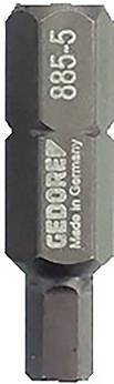Ein Nahaufnahmebild eines GEDORE-Sechskantbits mit der Aufschrift „885.5 Made in Germany