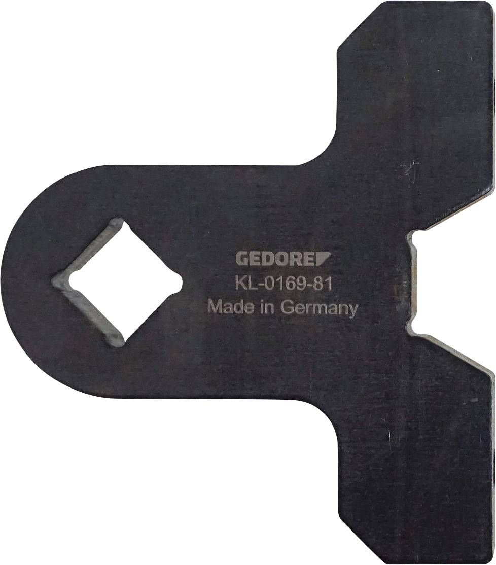 Ein Metallwerkzeug mit der Aufschrift „GEDORE KL-0169-81 Made in Germany