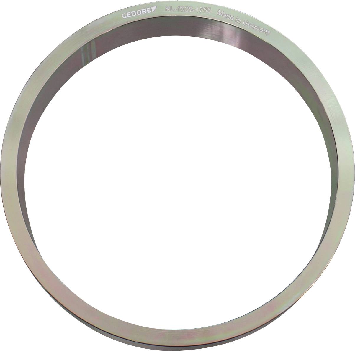 Ein kreisförmiger, metallischer Ring mit der Aufschrift „GEDORE.