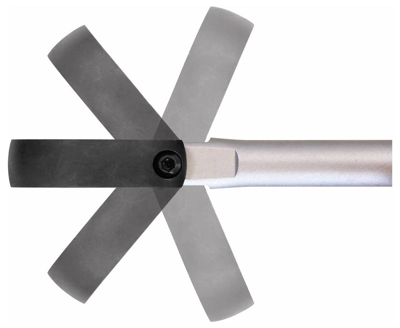 Zange mit schwarzen Gummigriffschalen und Federmechanismus, die zum Greifen oder Biegen von kleinen Objekten verwendet wird.