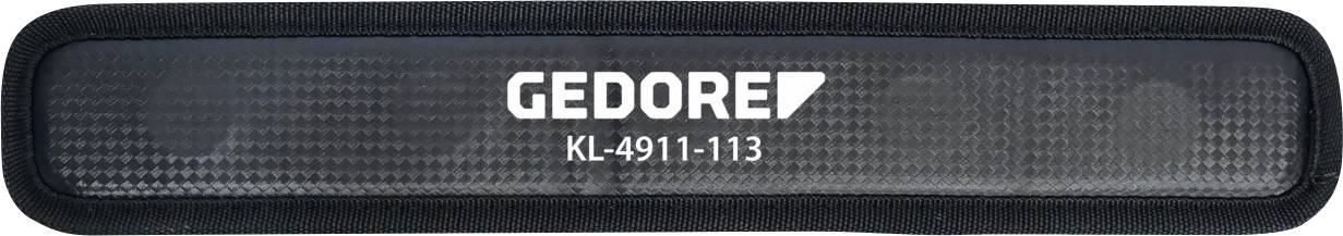 'GEDORE KL-4911-113' auf einer rechteckigen schwarzen Oberfläche.