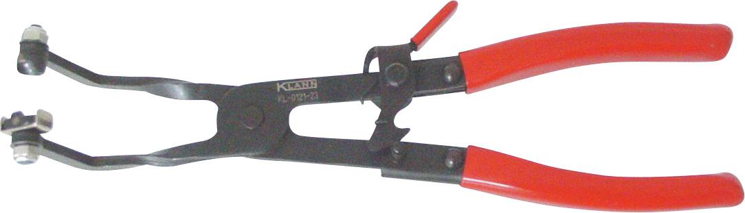 Ein kegelförmiges Metallwerkzeug mit feinen Gewinden, möglicherweise ein Bohrer oder Schraubenausdreher, von der Seite betrachtet mit sechseckiger Grundfläche.