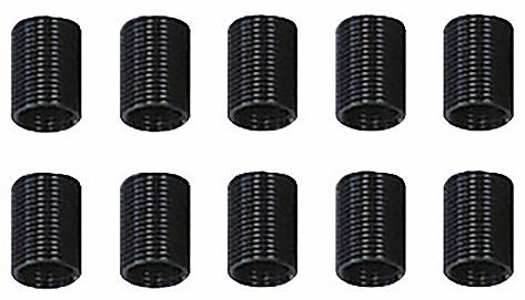 Ein stahlzylindrisches Werkzeug mit einem Gewinde-Bolzen und sechskantigem Kopf, das für mechanische Anwendungen wie das Ziehen oder Pressen von Komponenten verwendet wird.