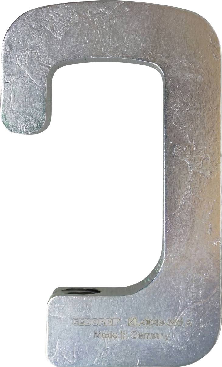 Ein metallisches, hakenförmiges Werkzeug mit der Beschriftung „GEDORE 11.10x5 CEU Made in Germany