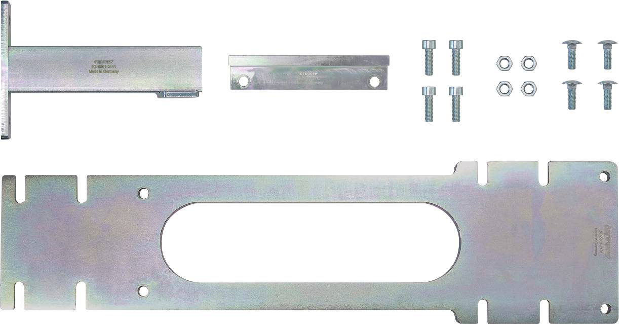 Ein Metallständer mit breiter Basis und aufrechter Stütze, konzipiert zur Montage von Ausrüstung. Er hat ein robustes, industrielles Aussehen.