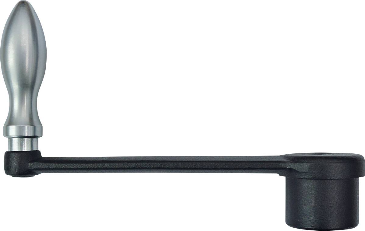 Ein Metallmöbelgriff mit schlankem, langgestrecktem Griff und rundem Fuß, entwickelt zur Verschönerung von Möbeln oder Schränken.