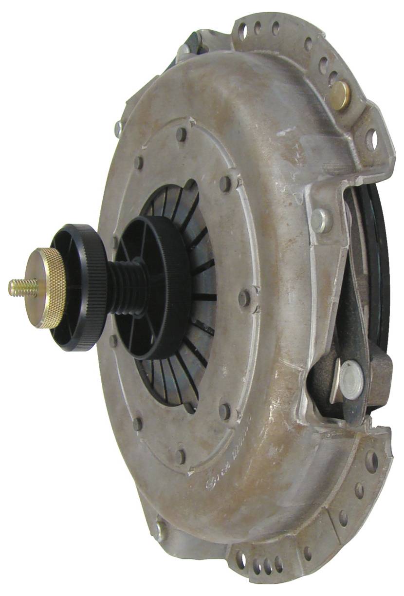 Eine Metallegierung-Kraftfahrzeugkupplungseinheit, die die Druckplatte und den Freigabemechanismus zeigt, wird in manuellen Getriesesystemen verwendet.