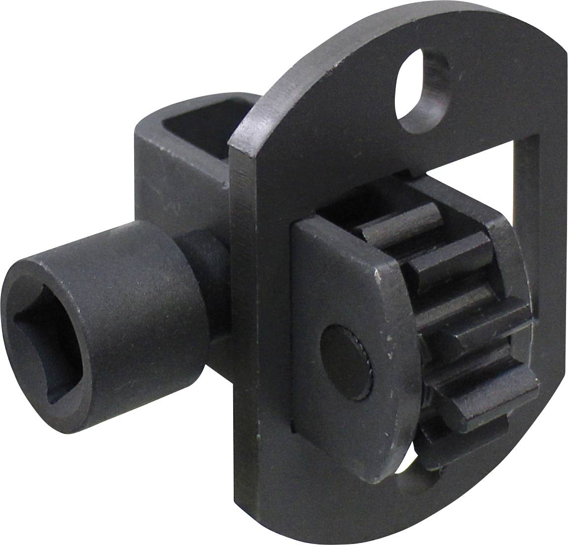 Zwei rote Kunststoff-Wandhalterungen mit den Bezeichnungen „Top 1