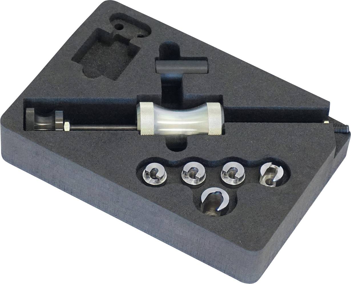 Zwei runde Metallteile mit Bolzen, die für mechanische Montage konzipiert sind, zeigen Vorder- und Draufsicht; wichtige Teile mit A bis D gekennzeichnet zur Identifikation.