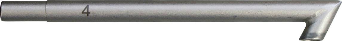 Ein offener schwarzer Koffer mit Schaumstoffeinsätzen enthält mehrere Metallwerkzeuge und Komponenten, die ordentlich in ausgeschnittenen Aussparungen zur Organisierung des Inhalts angeordnet sind.