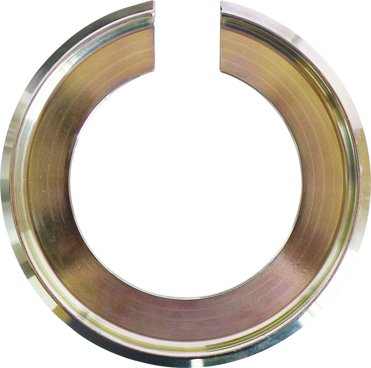 Drei metallische, zylindrische Werkzeuge mit strukturierten Griffen, in unterschiedlichen Größen von oben nach unten.