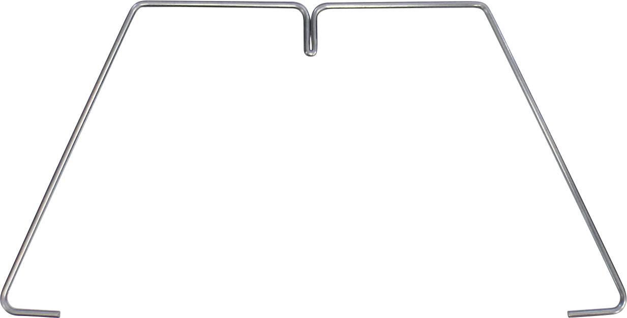 Ein L-förmiger Inbusschlüssel, der zum Anziehen oder Lockern von Bolzen verwendet wird, ist vor einem weißen Hintergrund abgebildet.