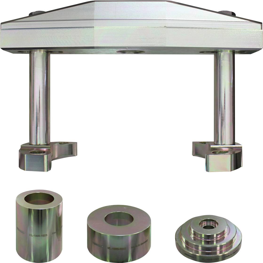 Metallwerkzeug mit schwarzem Kunststoffgriff, beschriftet mit „GEDORE KL-0243-1002