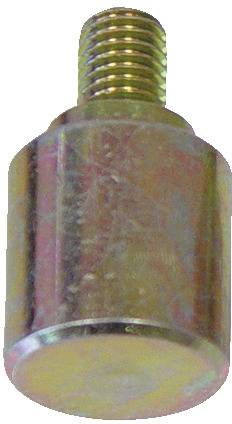 Ein metallischer Hydraulikzylinder mit einer schwarzen Befestigungshalterung und sichtbarem Ventil, der in Industriemaschinen zur Kraftübertragung verwendet wird.