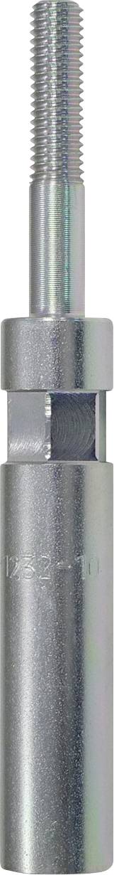 Eine zylindrische metallische Hubstangen-Verlängerung mit Gewinde oben, konzipiert zum Heben oder Höhenverstellung in industriellen Anwendungen.