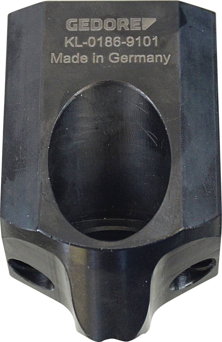 Ein Metallwerkzeugteil mit eingraviertem Text „GEDORE KL-0186-9101 Made in Germany