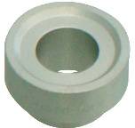 Ein glänzendes, zylindrisches Metallager mit einer dunklen Innenauskleidung, das in mechanischen Anwendungen zur Verringerung von Reibung und Verschleiß verwendet wird.