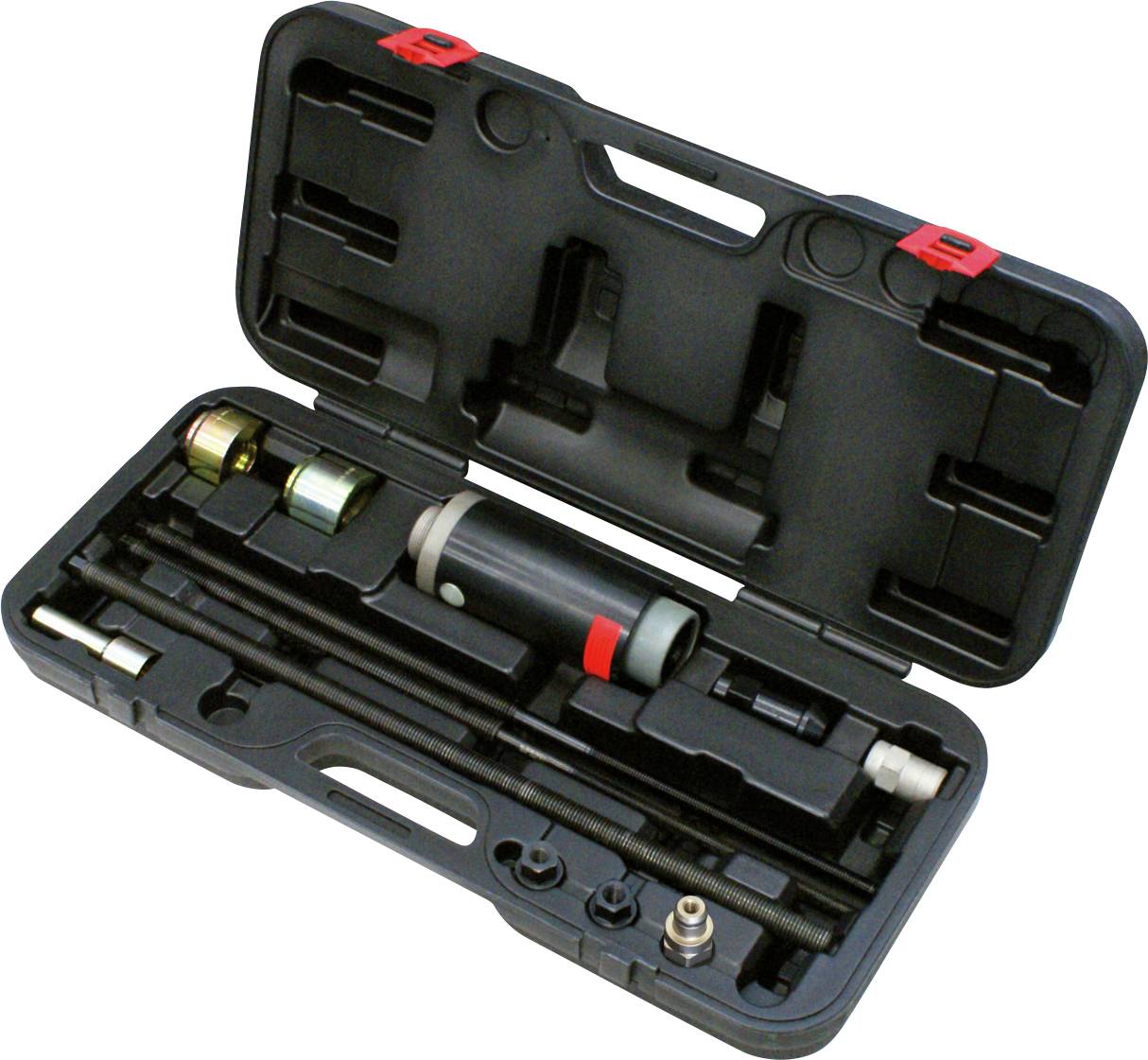 Ein metallisches zylindrisches Werkzeug mit der Bezeichnung „GEDORE KL-1027-46/6 Made in Germany