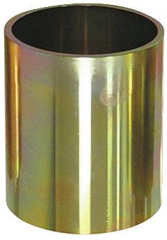 Ein glänzendes, metallisches zylindrisches Objekt mit reflektierender Oberfläche. Der Zylinder ist leer und scheint aus poliertem Metall gefertigt zu sein.