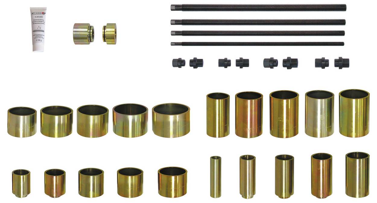 'Gedore Thread Reset' Werkzeug zur Fadenwiederherstellung, aus Metall gefertigt mit verstellbaren Komponenten für Durchmesser 3-16mm und Steigung 0,5-2,0mm.