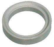 Ein ringförmiges Metallteil mit hohler Mitte, das als mechanisches Bauteil zum Abdichten oder Verbinden in Maschinen verwendet wird.