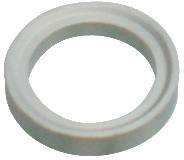 Ein weißer Gummiadapter, kreisförmig, wird häufig zum Schutz oder zur Isolierung von Drähten verwendet, die durch Metall oder andere Oberflächen verlaufen.