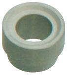 Eine kreisförmige Metallkomponente, möglicherweise eine Unterlegscheibe oder ein Ring, mit flachem Profil und glatten Kanten, dargestellt auf weißem Hintergrund.