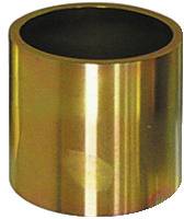 Eine Hand hält einen schwarzen, zylindrischen Gegenstand mit einer Spaltöffnung, möglicherweise ein mechanisches oder industrielles Bauteil, vor einem einfachen Hintergrund.