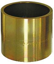 Ein zylindrisches metallisches Objekt mit einer glatten, glänzenden Oberfläche, möglicherweise ein in Maschinen oder Ingenieuranwendungen verwendetes Teil.