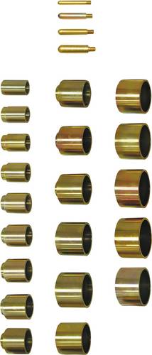 Gedore Automotive 2355418 KL-0039-1601 Druck-/Stützhülsen-Satz, kurz, Ø 30-90 mm