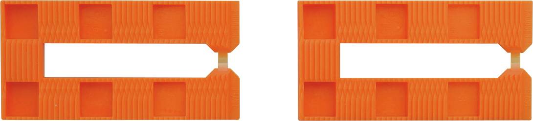 Offener schwarzer Transportkoffer mit Schaumstoffpolsterung, der Metallausrichtungswerkzeuge und kreisförmige Komponenten in dafür vorgesehenen Fächern enthält.