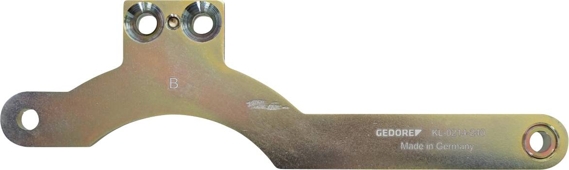 Ein Metallewerkzeug mit Löchern, das mit 