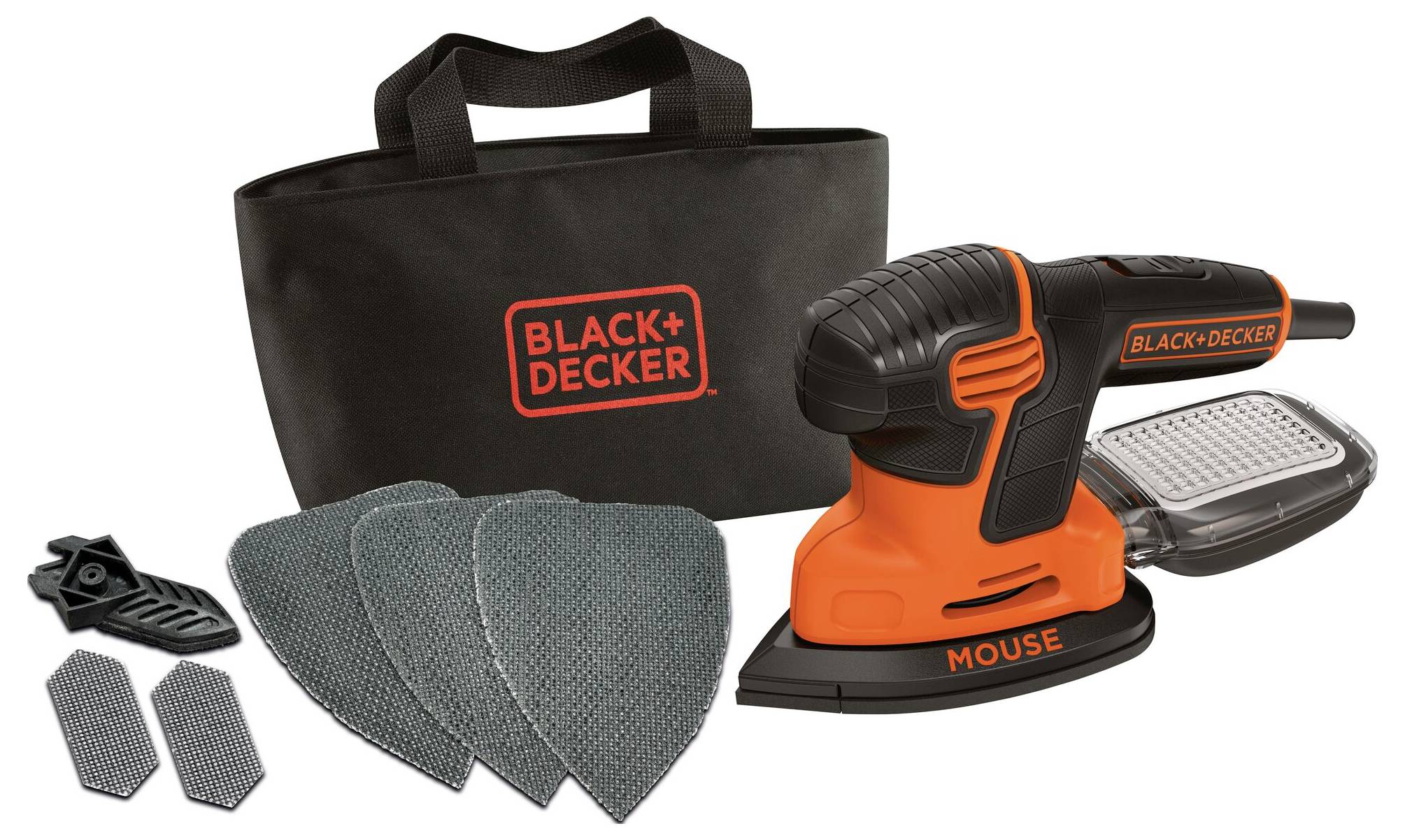 Elektro-Rasentrimmer mit orange-schwarzem Design, ausgestattet mit langem Griff und schräg positioniertem Schneidekopf für präzises Trimmen.